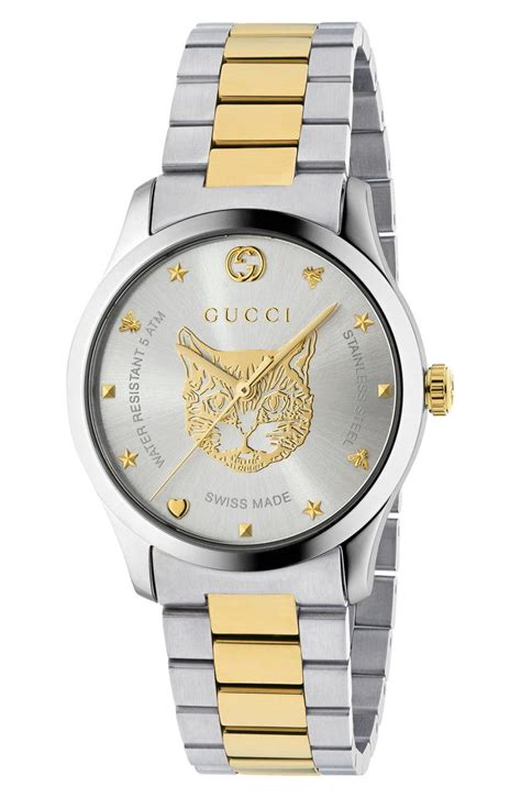 gucci interlocking watch white|g timeless watch 38mm.